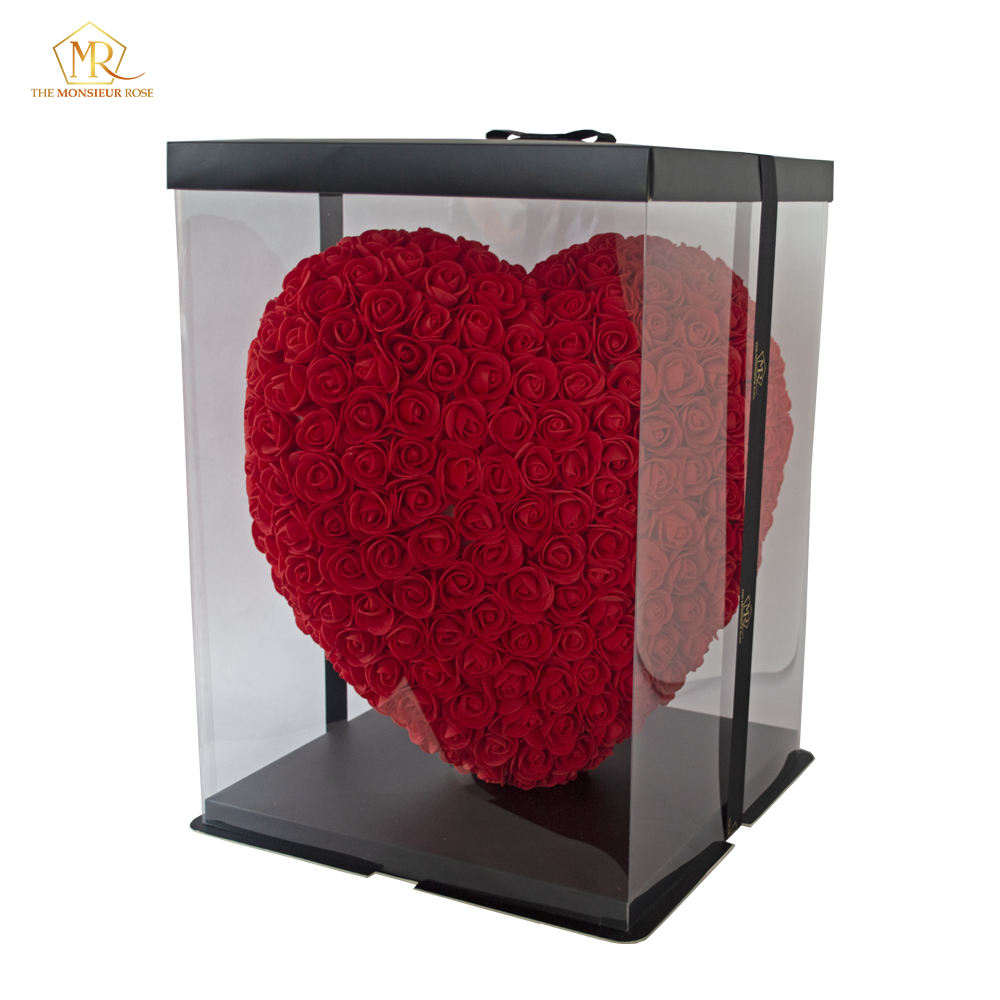 Corazón de Rosas Rojo