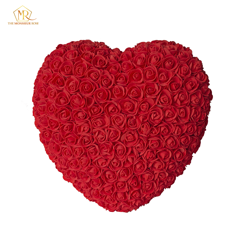 Corazón de Rosas Rojo