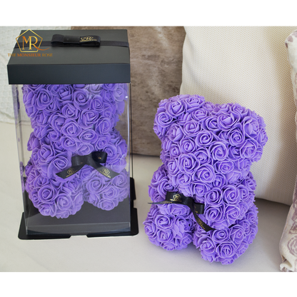 Osito de Rosas Morado