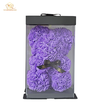 Osito de Rosas Morado