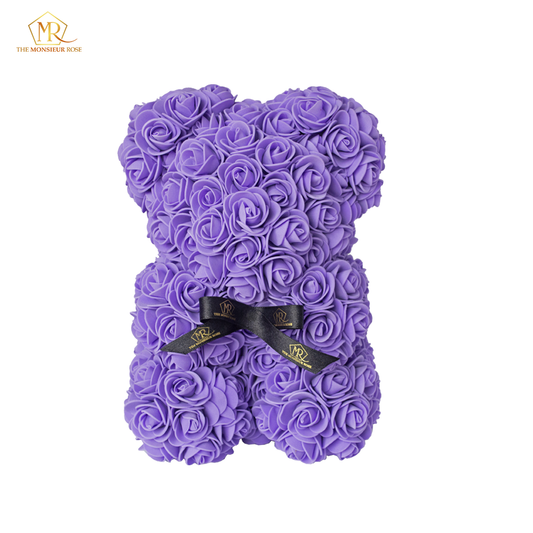 Osito de Rosas Morado