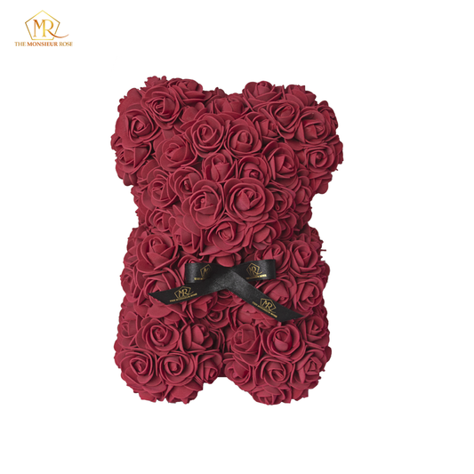 Osito de Rosas Vinotinto