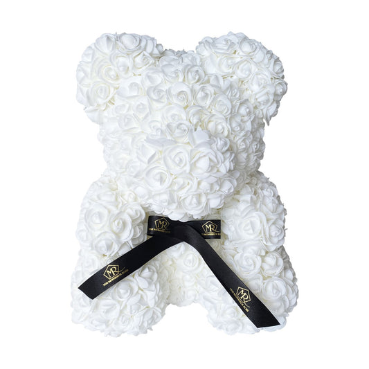 Oso de Rosas Blanco