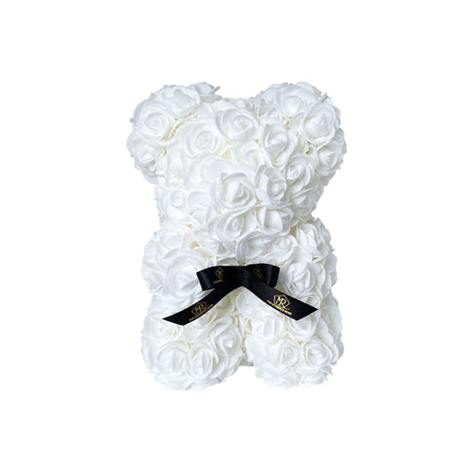 Osito de Rosas Blanco