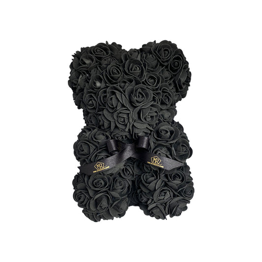 Osito de Rosas Negro
